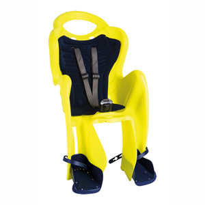 Barnestol til bagagebærer (gul)