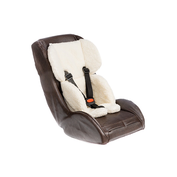 Melia Comfort Plus 7-18 måneder babyindsats i brun læder