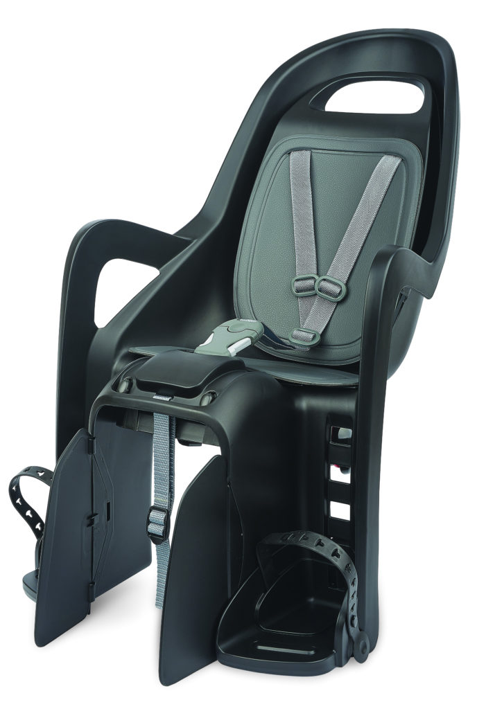 Barnestol til bagagebærer (grå)