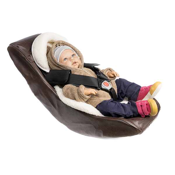 Melia Comfort Plus Babysæde med pudeindlæg (0-9 md.) til ladcykel