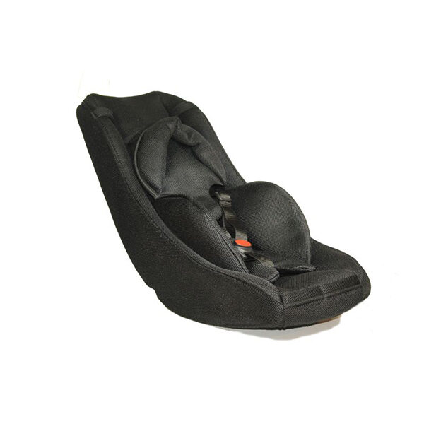 Melia Comfort Plus Babysæde med pudeindlæg (0-9 md.) til ladcykel – Sort Mesh