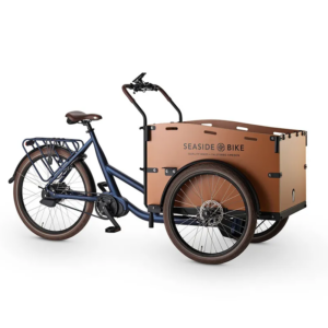 Seaside Bike er en svensk el-ladcykel med indvendigt gear, GPS og centermotor